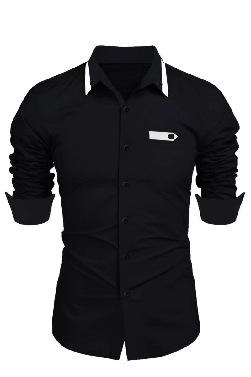 Men's Collared Button - up Shirt - Lunacy Deals & Designs