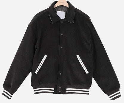 Men's Corduroy Letterman Jacket - Lunacy Deals & Designs