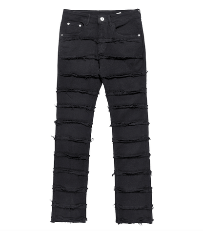 Men's Frayed Vintage Stacked Jeans - Lunacy Deals & Designs