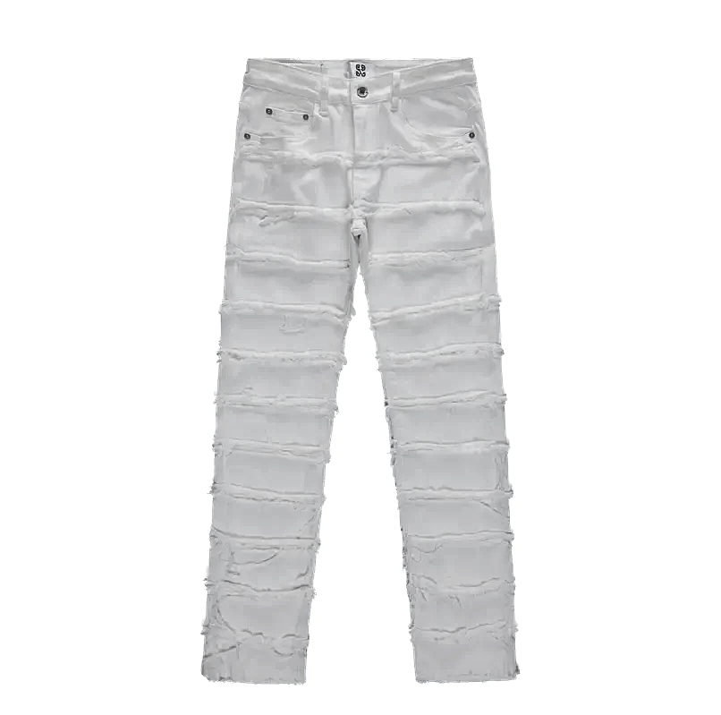 Men's Frayed Vintage Stacked Jeans - Lunacy Deals & Designs