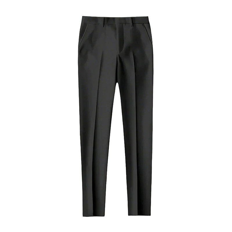 Black dress pants on a white background