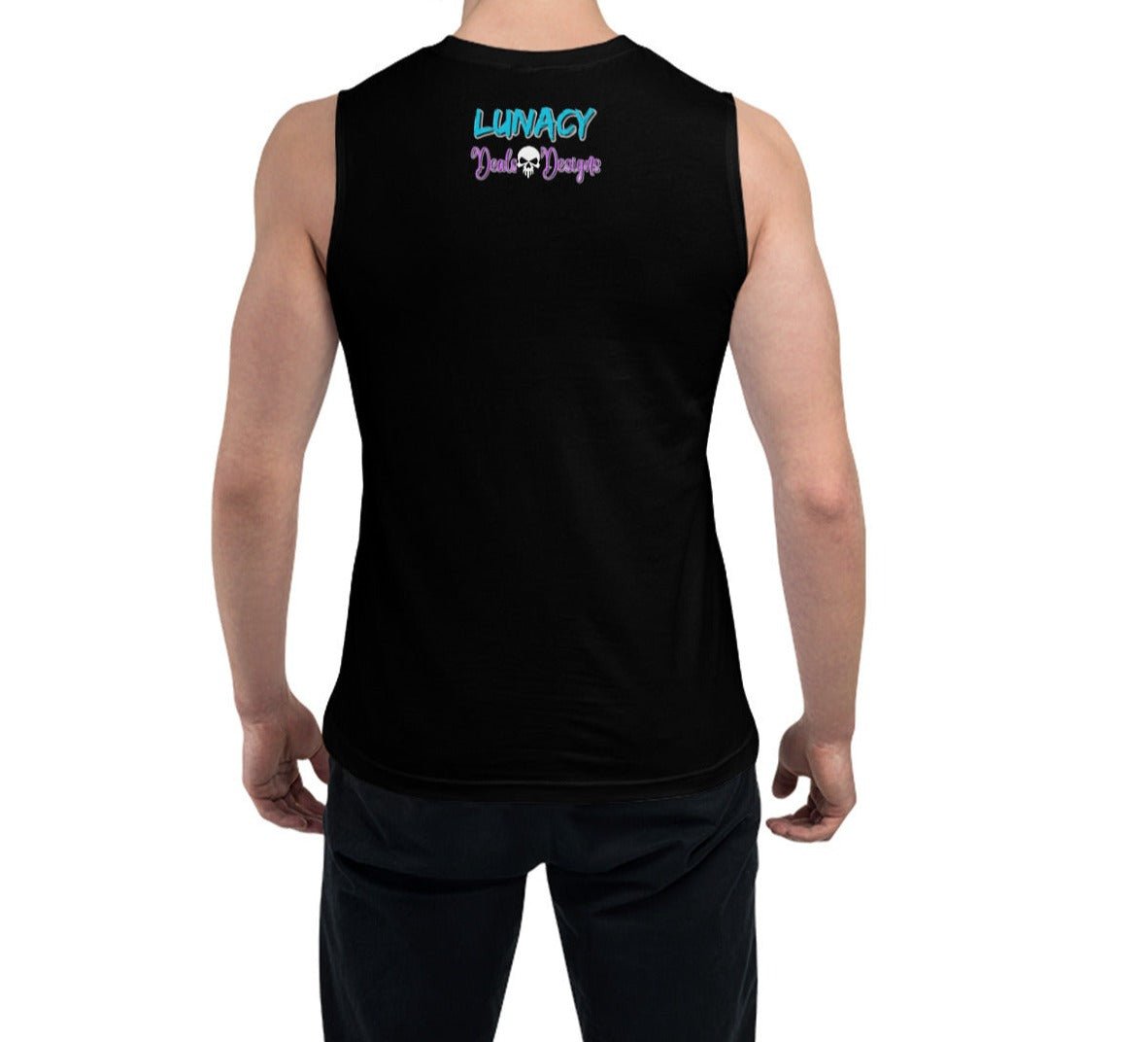 Men's Lunacy Skull Muscle Shirt - Lunacy Deals & Designs