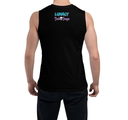 Men's Lunacy Skull Muscle Shirt - Lunacy Deals & Designs