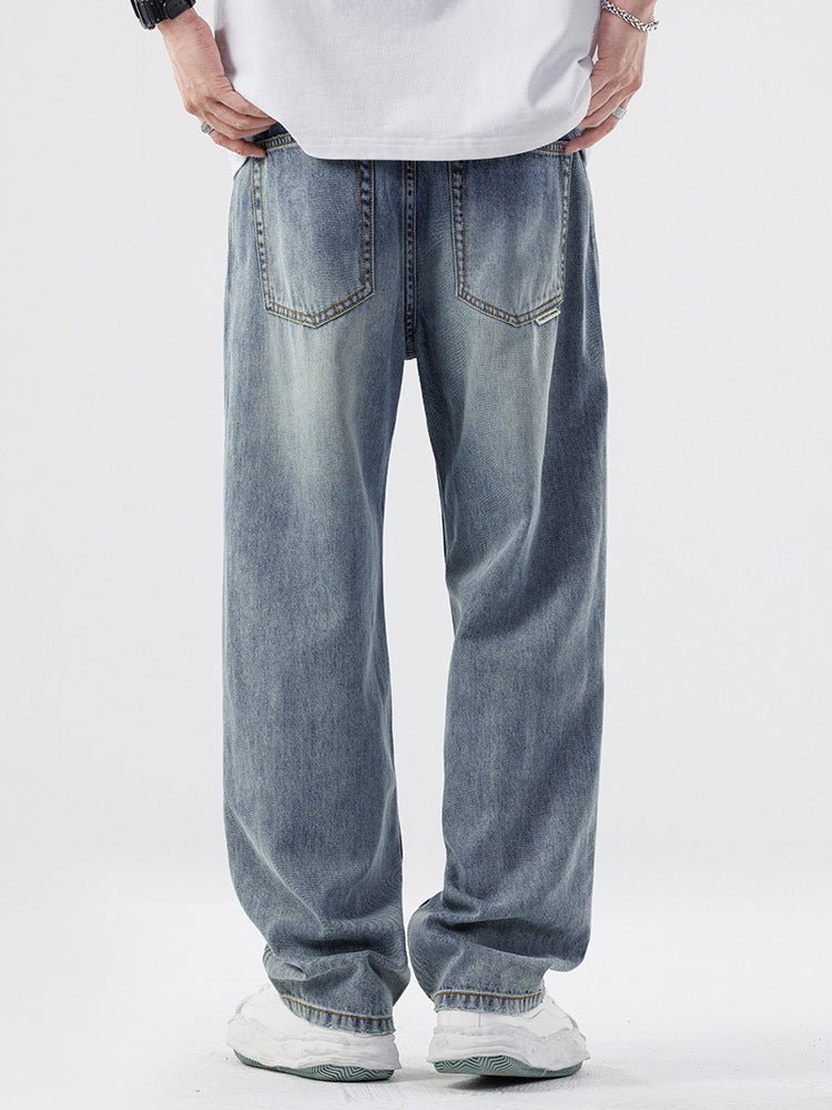 Men's Straight Leg Loose Fit Jeans - Lunacy Deals & Designs