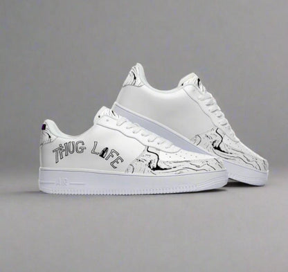 Men's Thug Life Low-Top Sneakers - Lunacy Deals & Designs