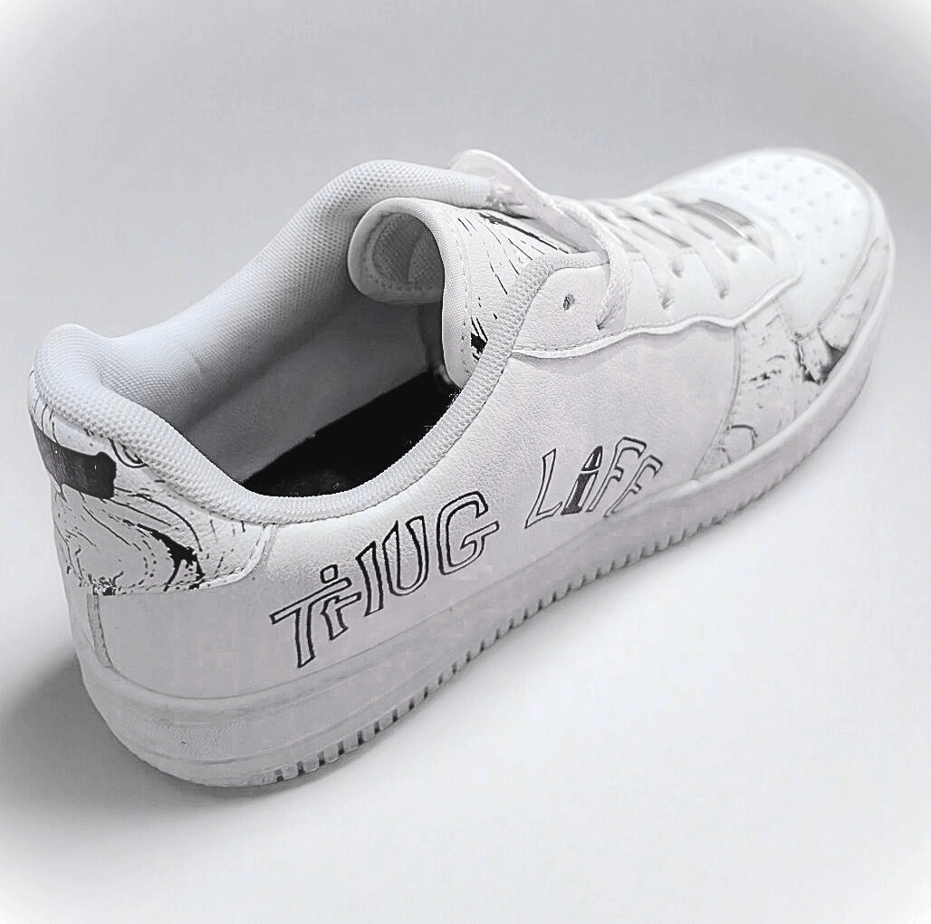 Men's Thug Life Low-Top Sneakers - Lunacy Deals & Designs