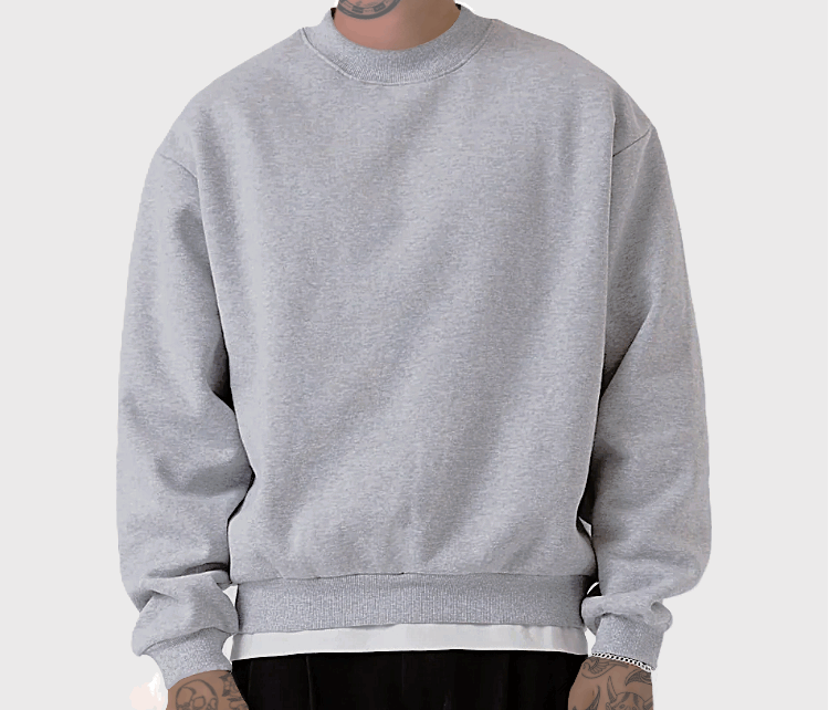 mens grey sweatshirt