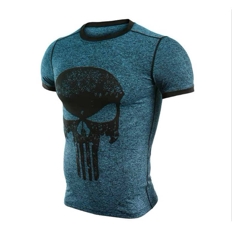 Men's Punisher Short Sleeve Gym Shirt - Lunacy Deals & Designs