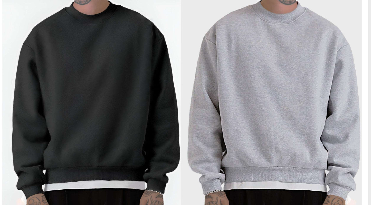 sweatshirts black and grey